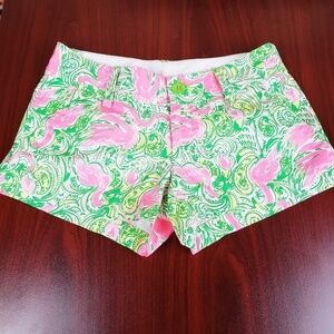 Lilly Pulitzer Flamingo Walsh shorts